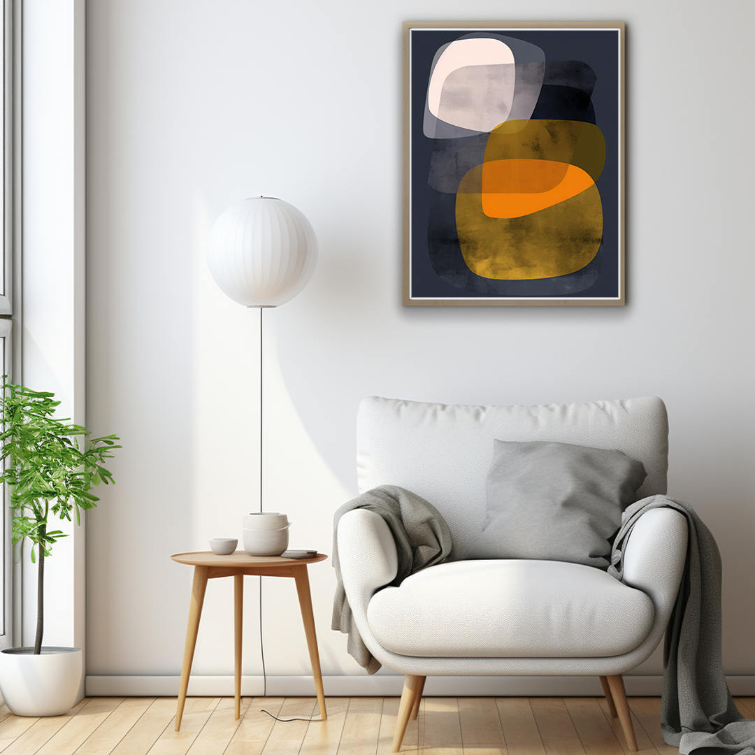 Premium Minimal Shapes Abstract Wall Art Painting For Home Wall Decor