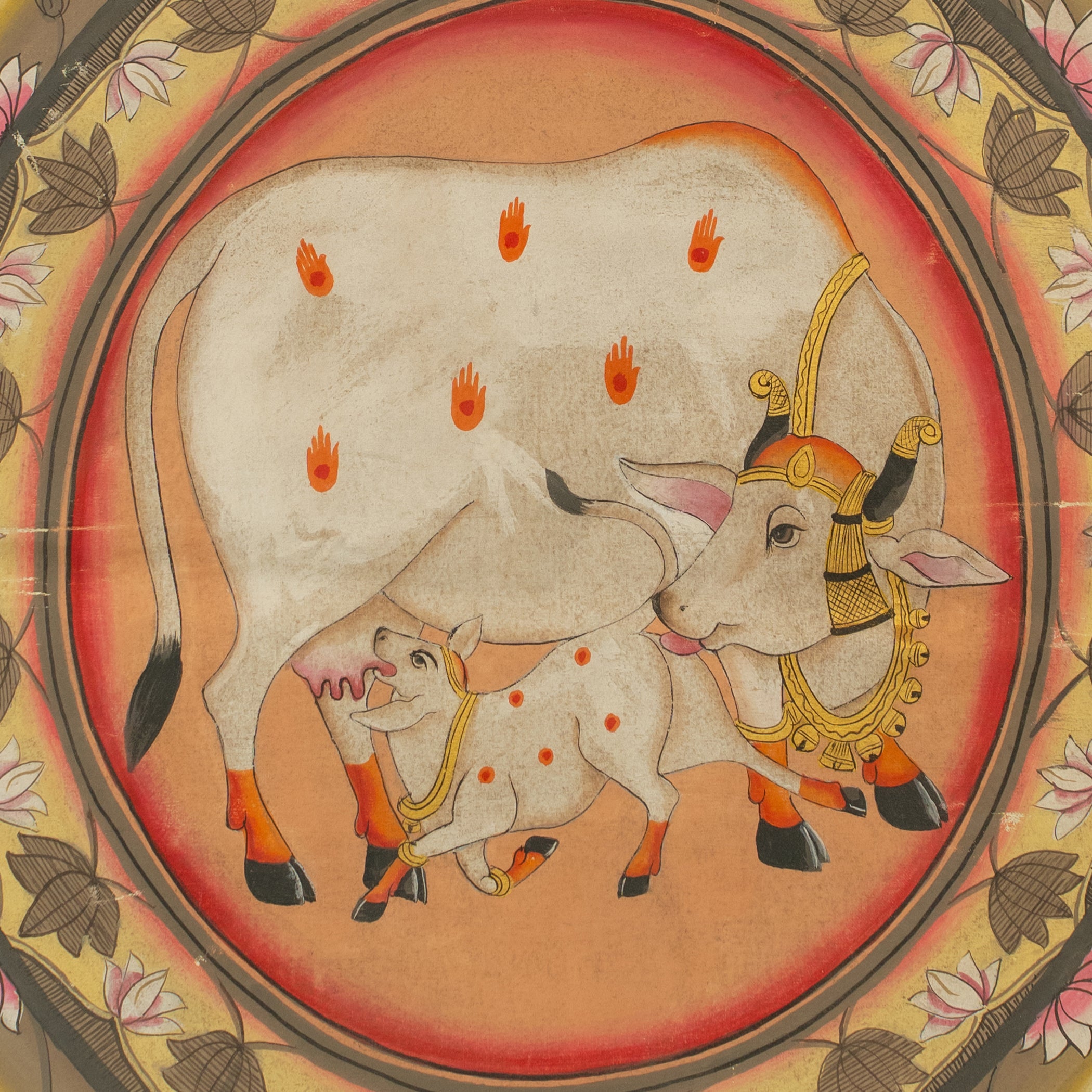 Kamdhenu Pichwai Handmade Painting