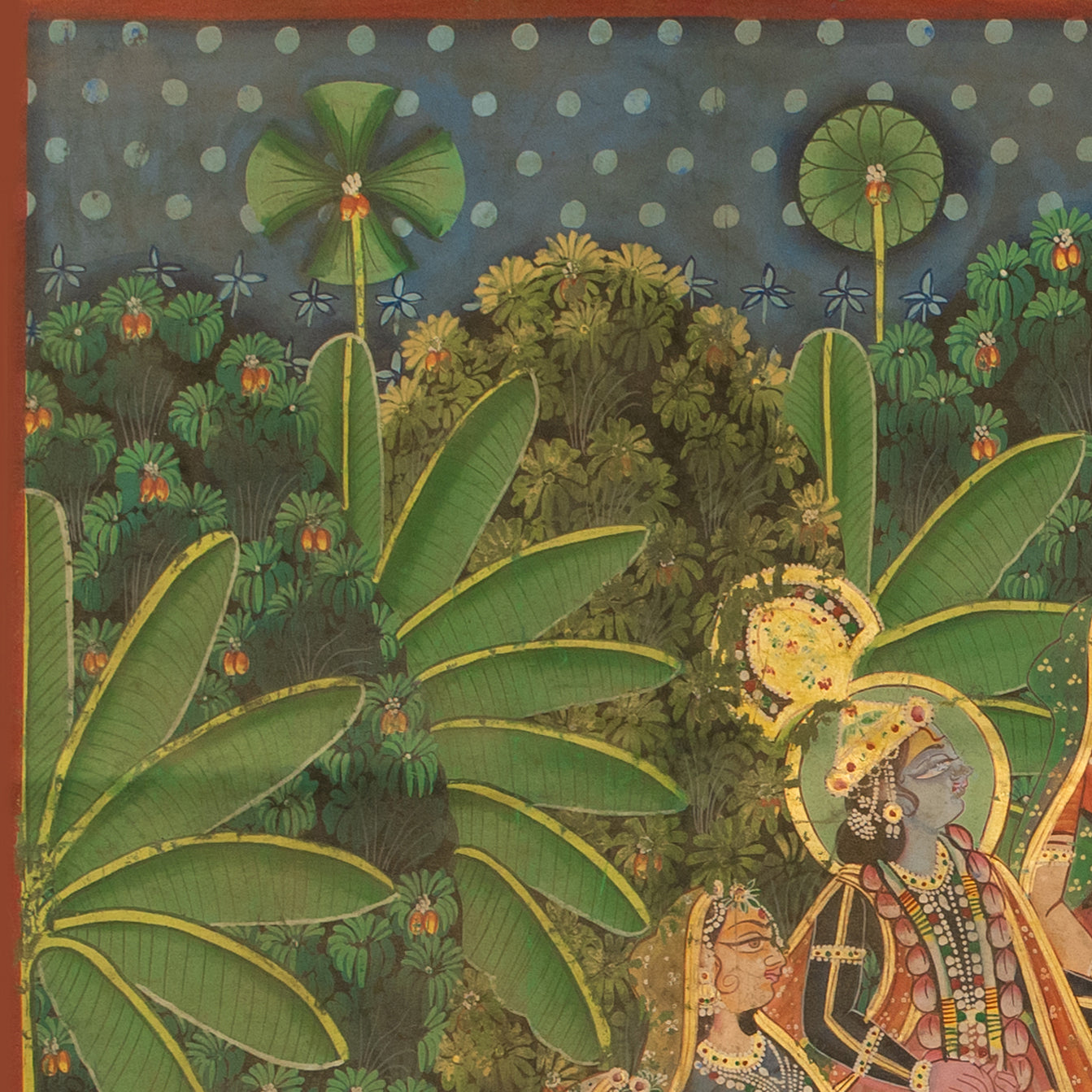 Shri Krishna Maha Raasleela  Pichwai Handmade Painting