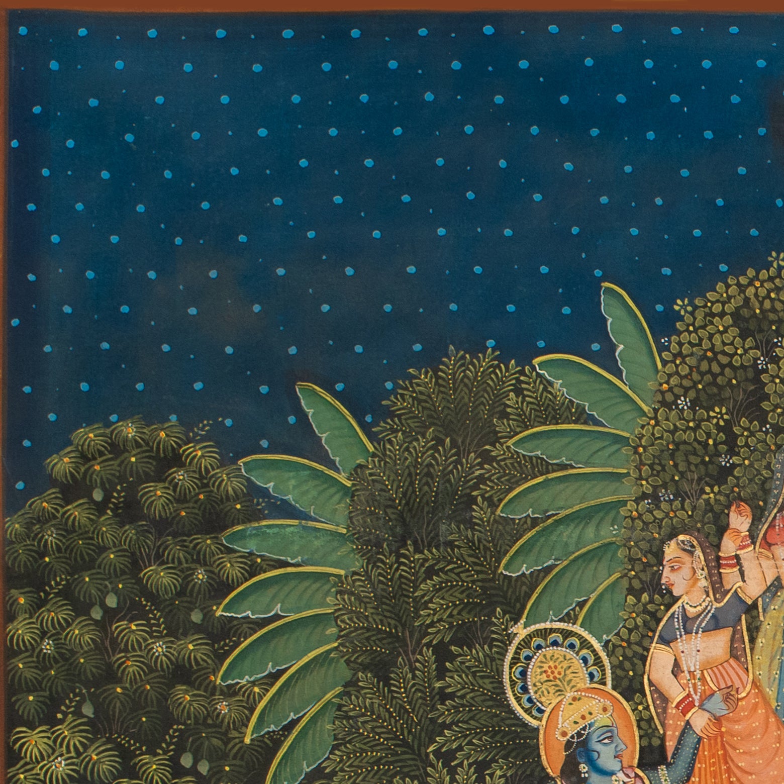 Shri Krishna Maha Raasleela  Pichwai Handmade Painting