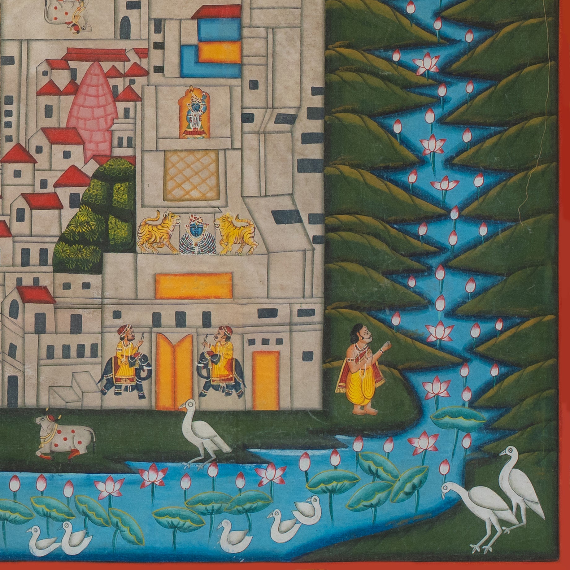 Temple Map of Shrinathji - Blue