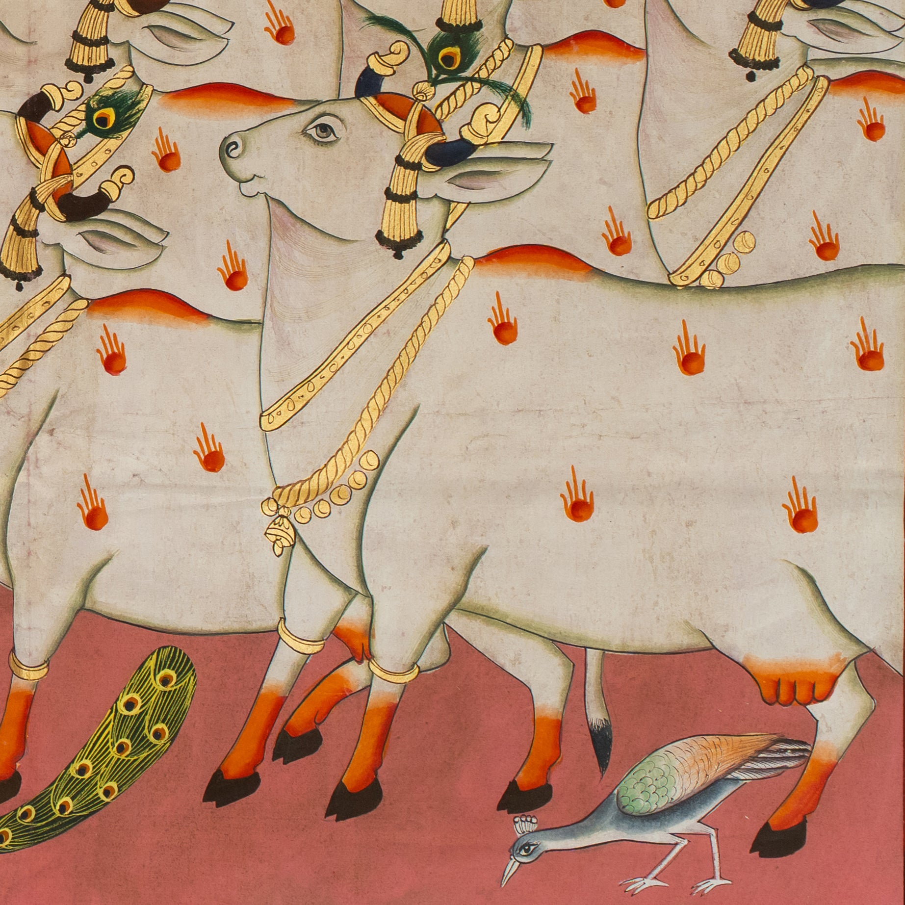 Gopashtami Pichwai Handmade Painting