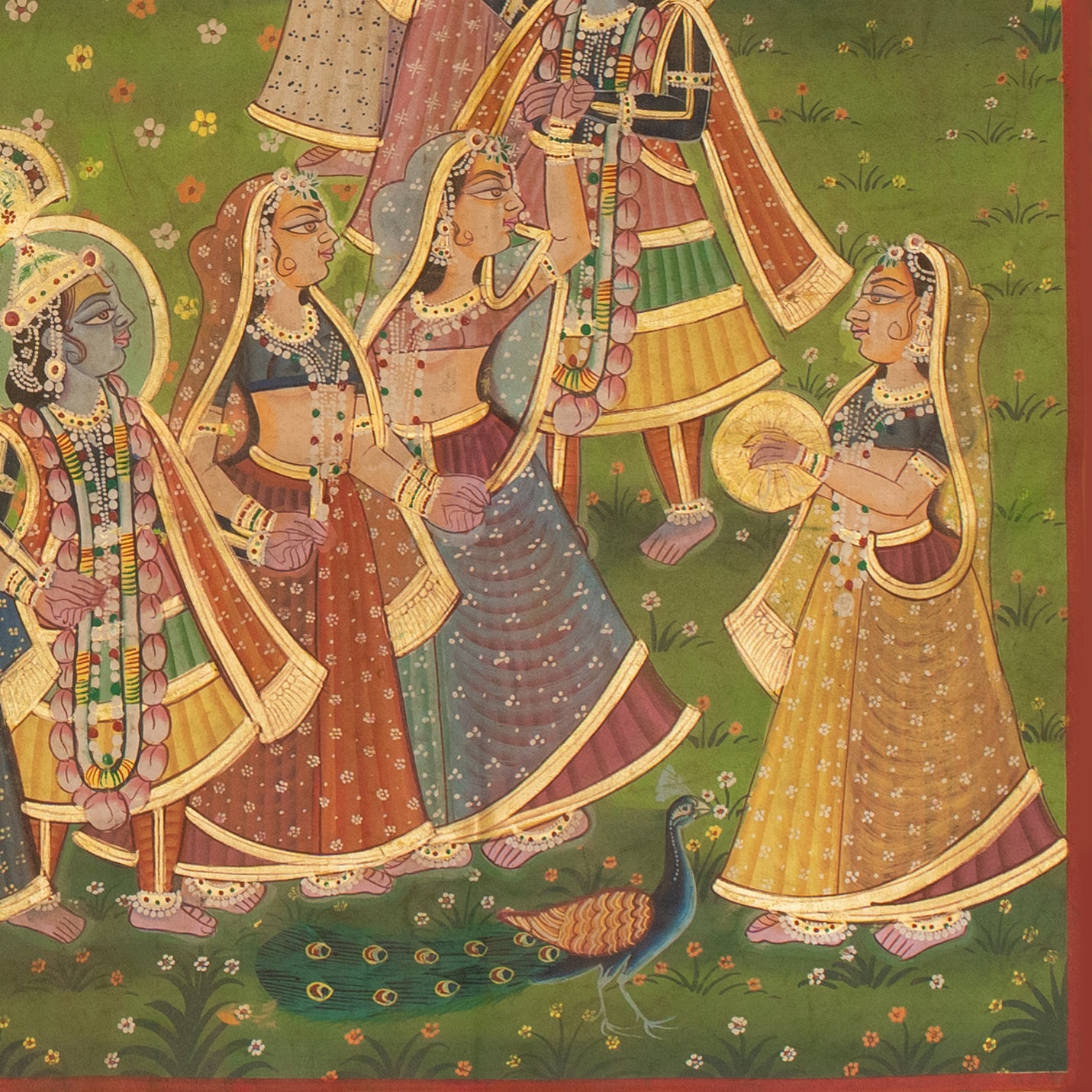 Shri Krishna Maha Raasleela  Pichwai Handmade Painting