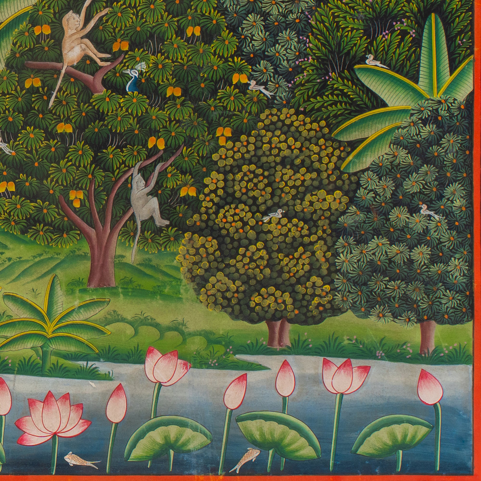 Jungle scene Pichwai Handmade Painting