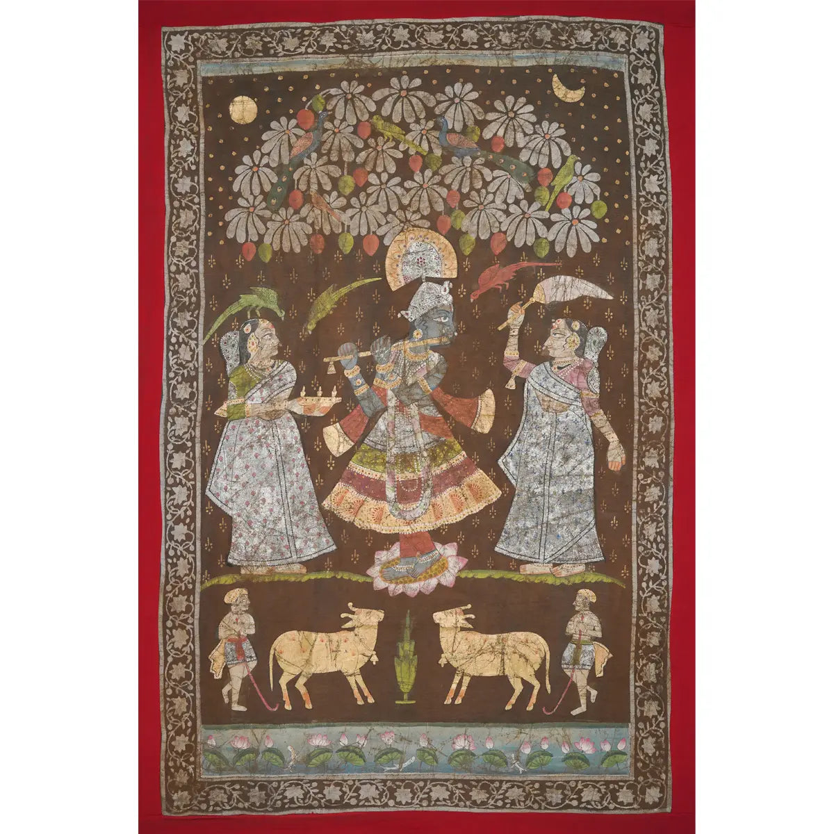 Krishna with Gopis Pichwai