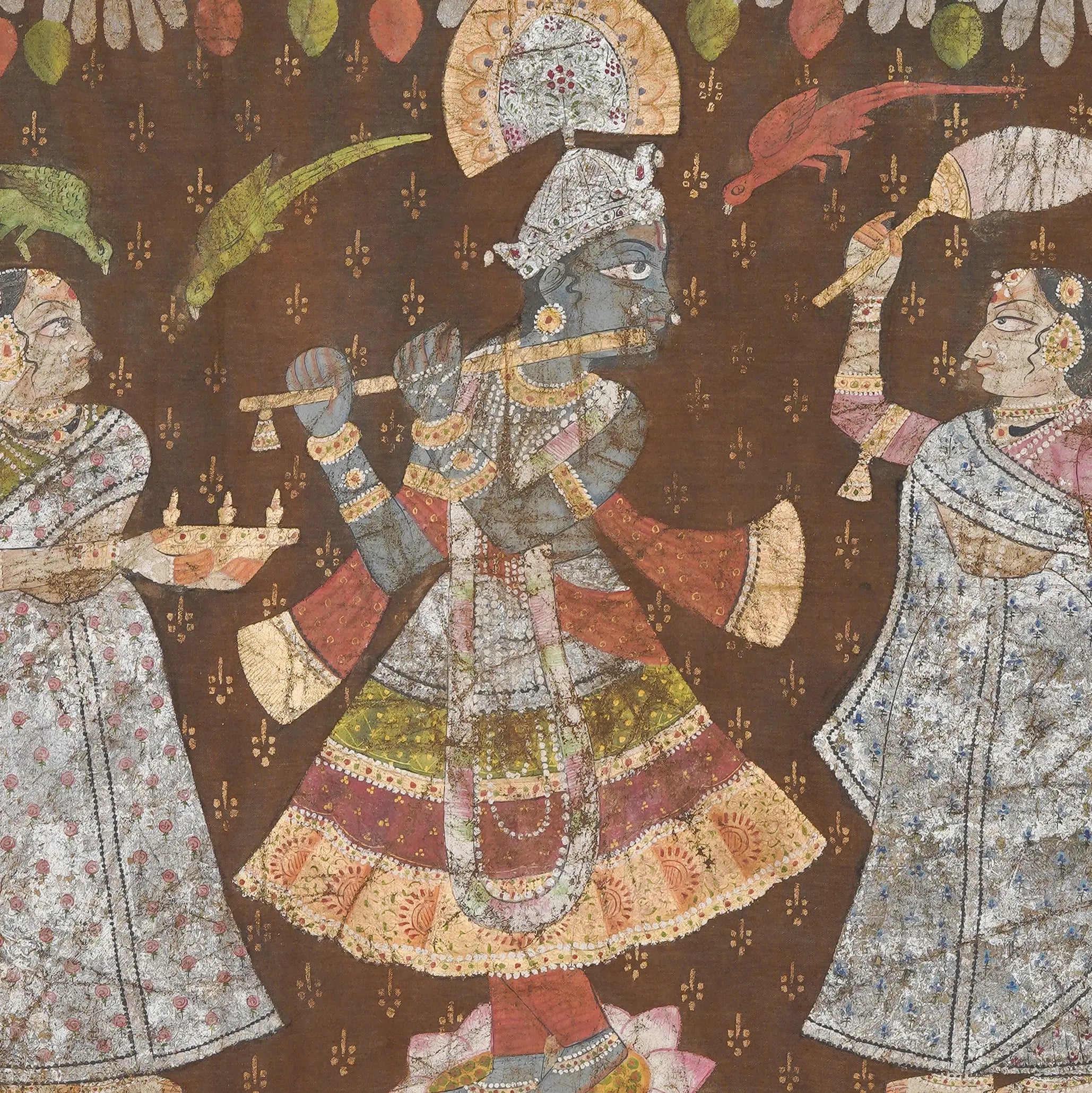 Krishna with Gopis Pichwai