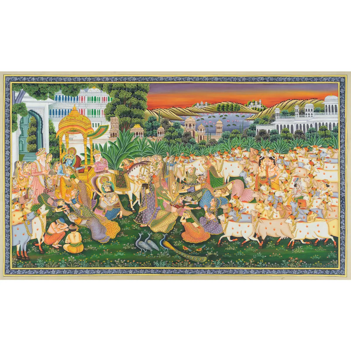 Krishna Leaving Vrindavan