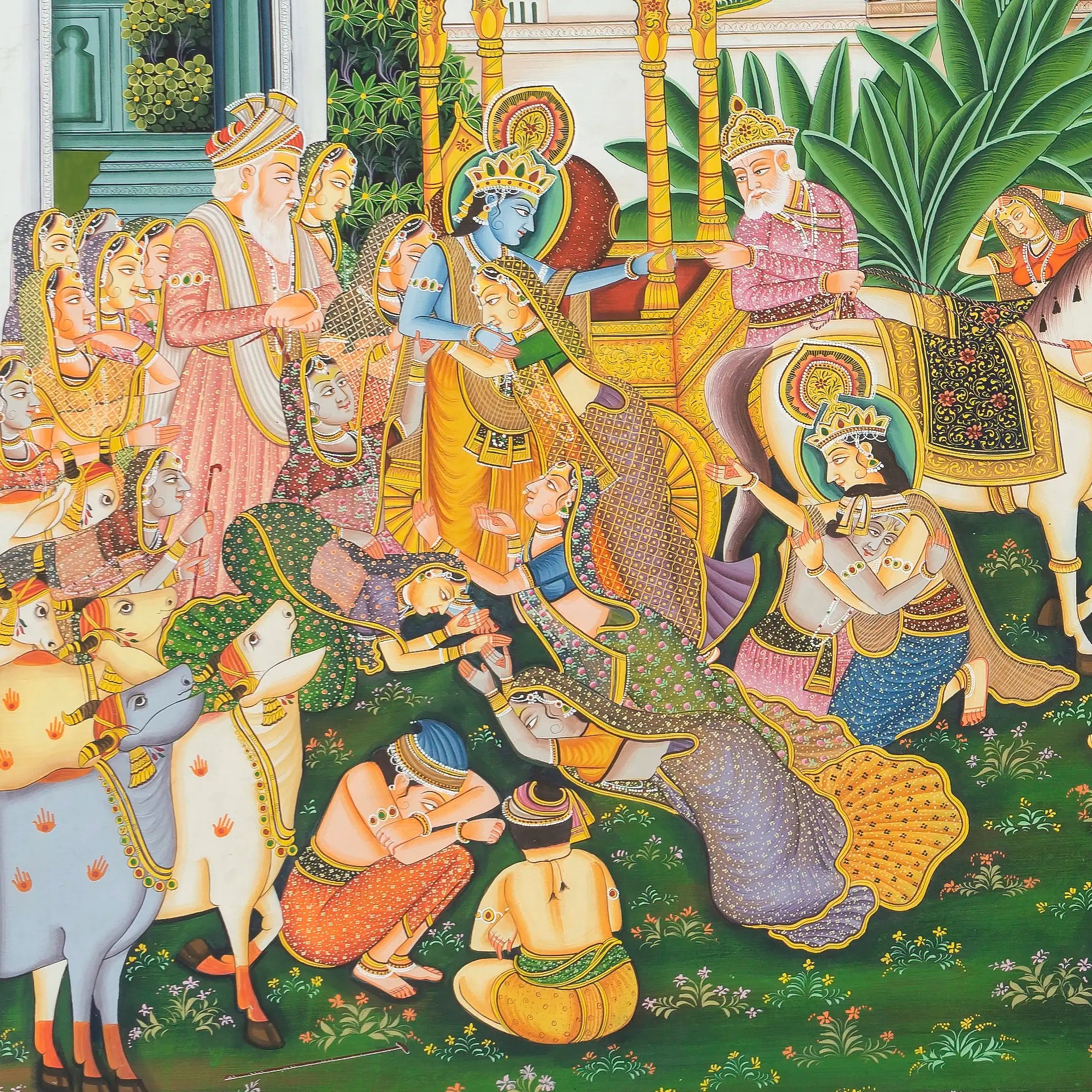 Krishna Leaving Vrindavan