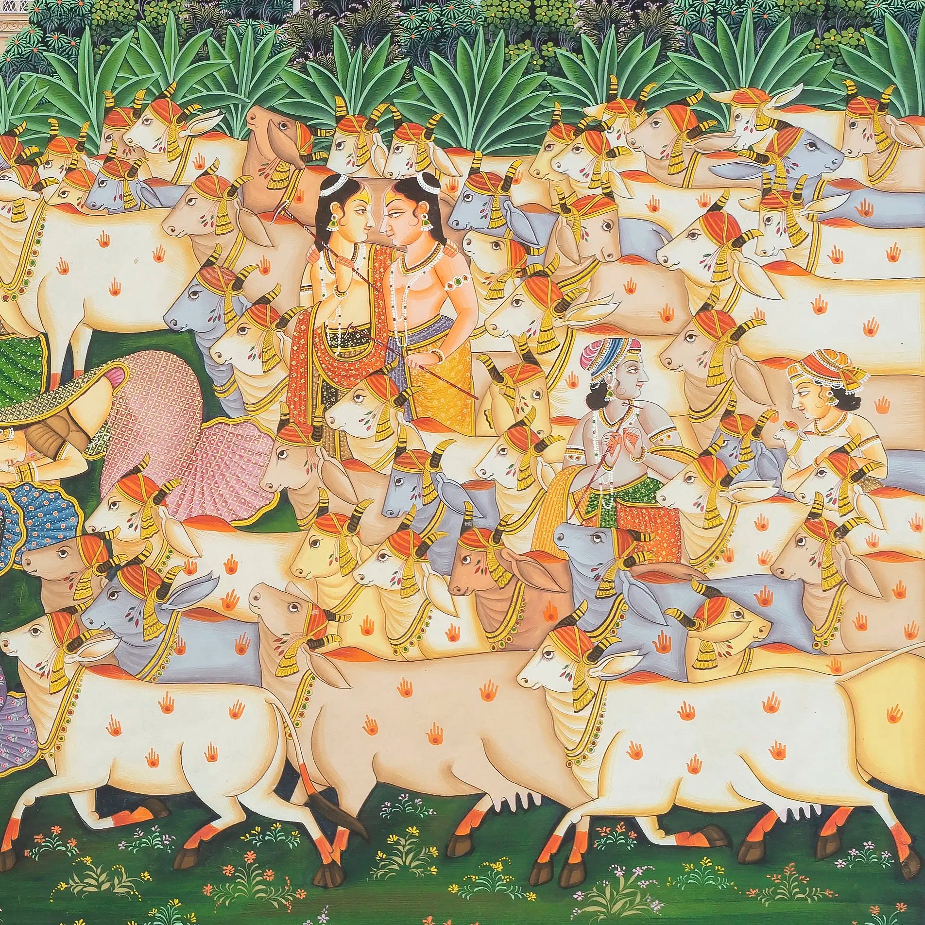 Krishna Leaving Vrindavan