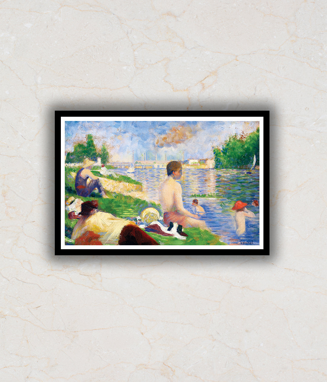 Final Study for “Bathers at Asnières”