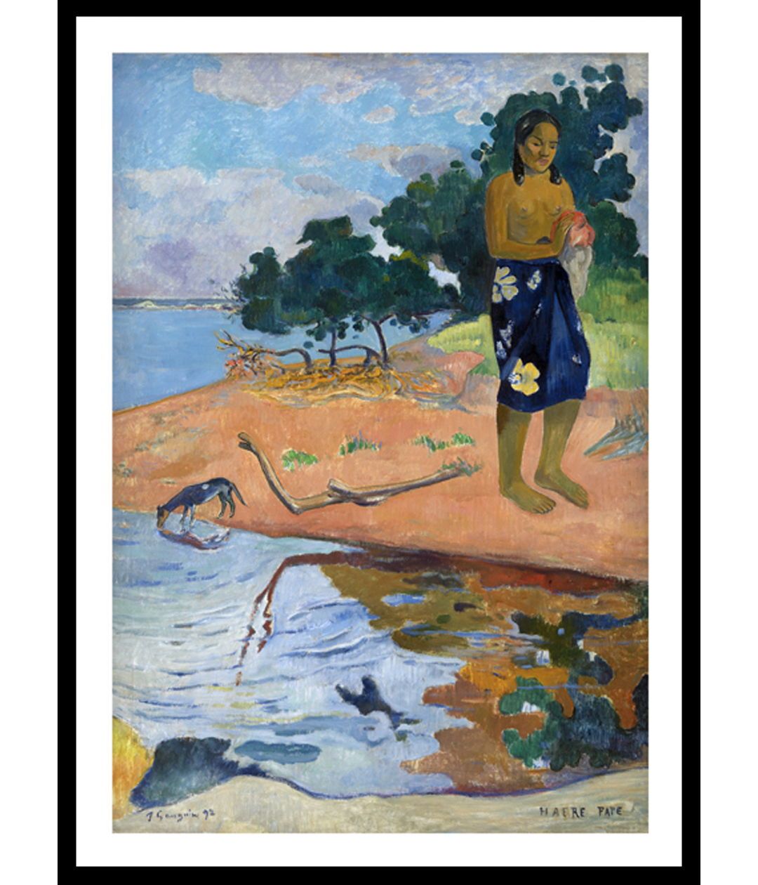 paul gauguin paining - Haere Pape