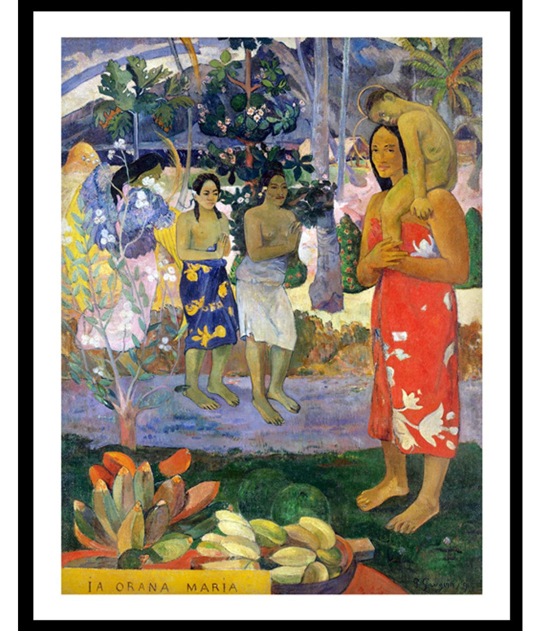 paul gauguin paining - Hail Mary