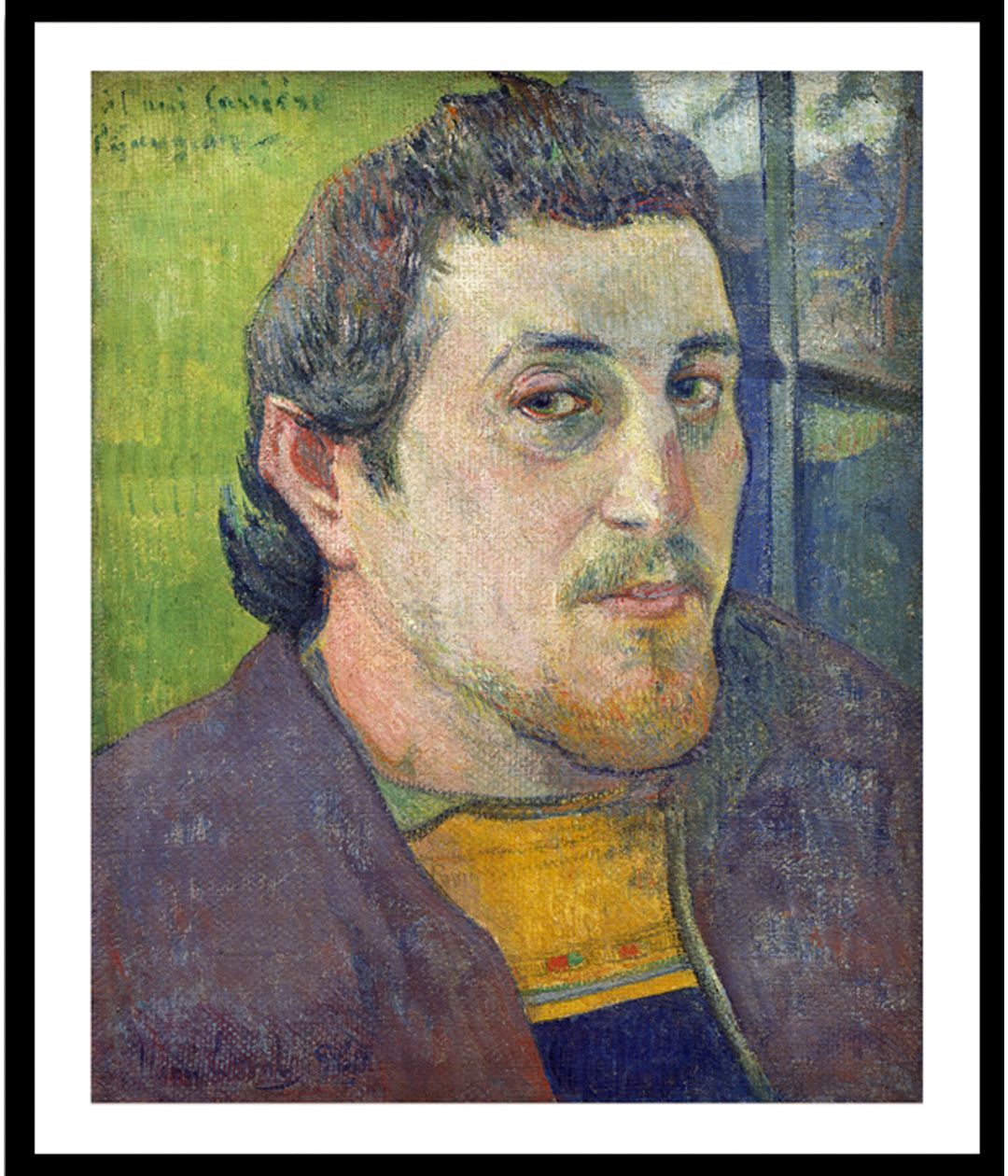 paul gauguin paining - Self-Portrait Dedicated to Carrière