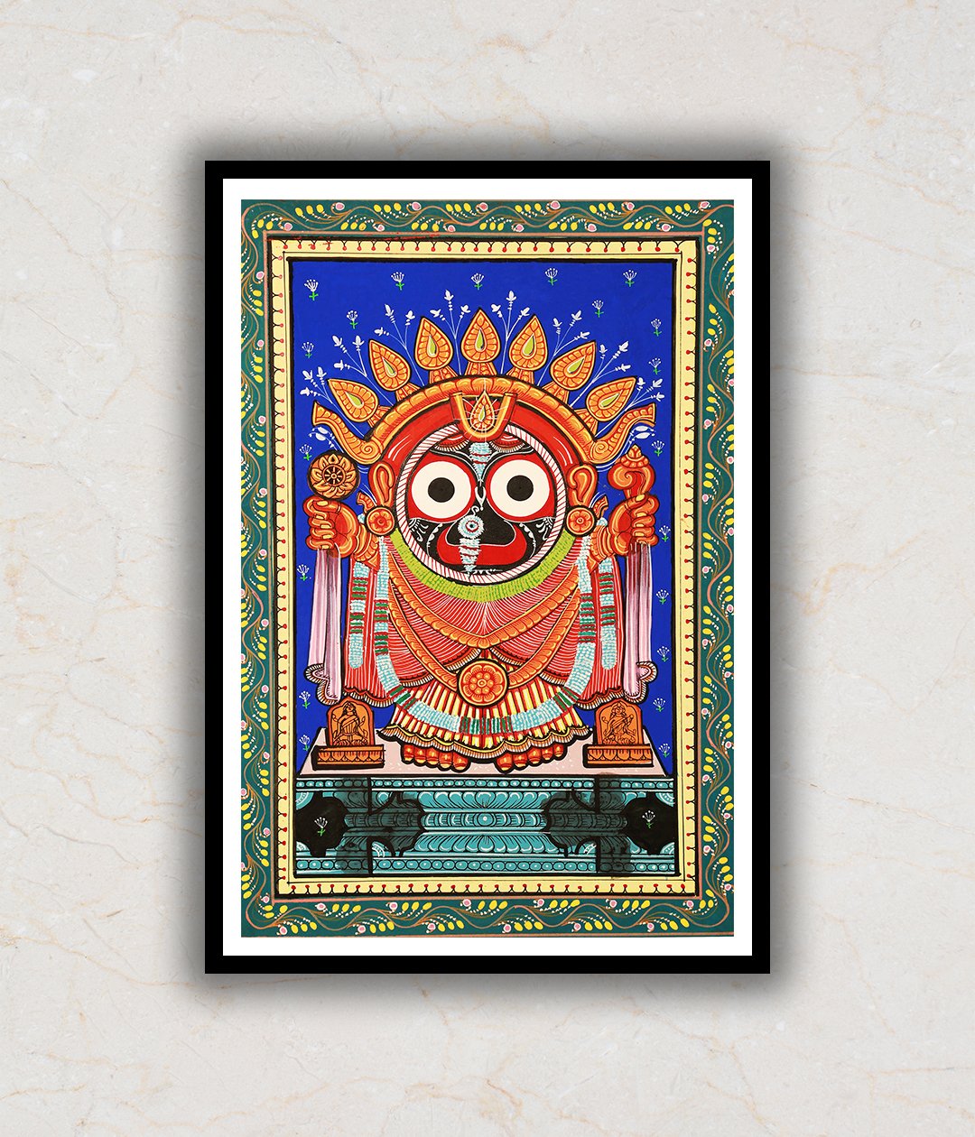 The Jagannath Darbar Pattachitra Art Painting For Home Wall Art Decor 2