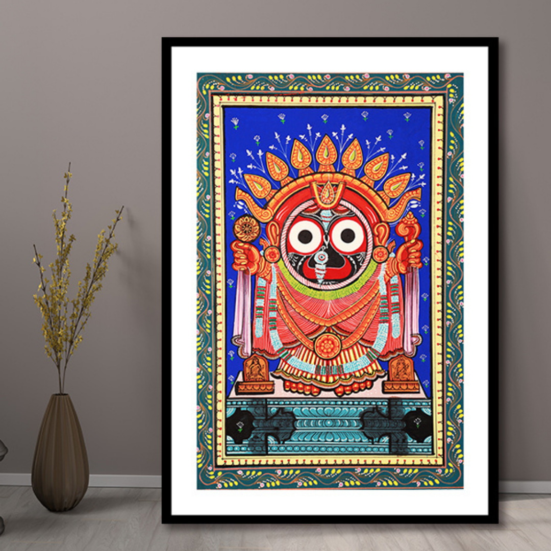 The Jagannath Darbar Pattachitra Art Painting For Home Wall Art Decor 2