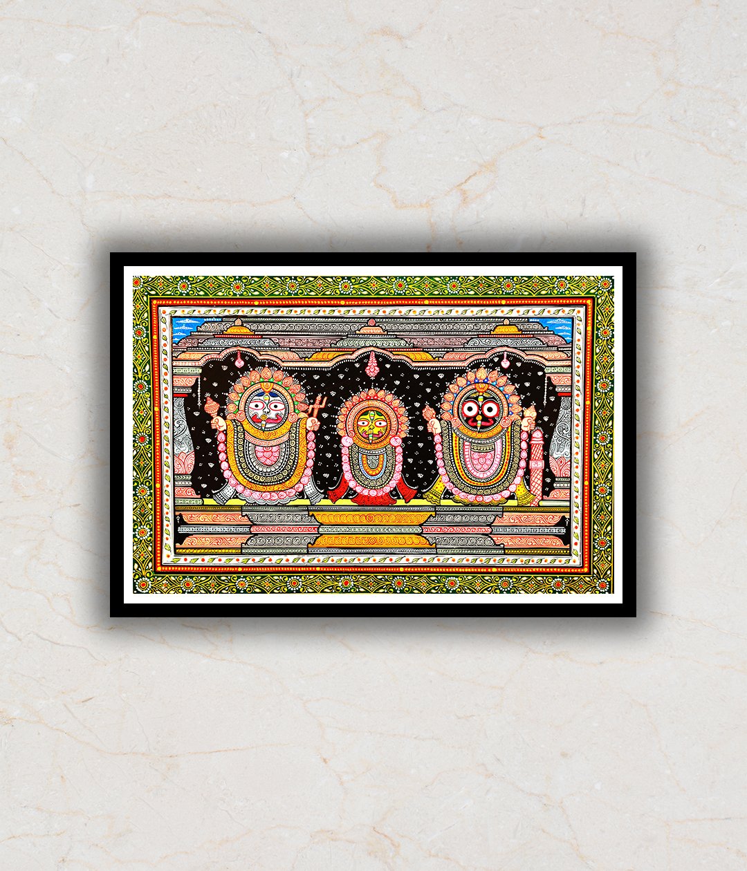 The Jagannath Darbar Pattachitra Art Painting For Home Wall Art Decor 3