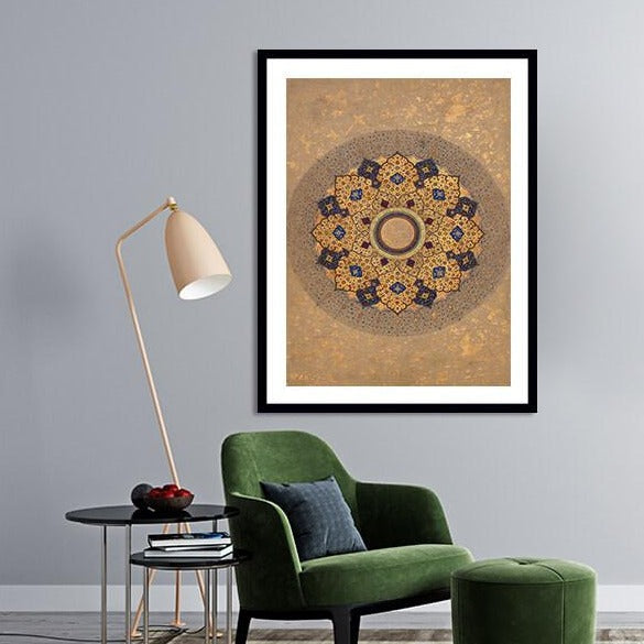 Gold Mandala Rajsthani Art Painting For Home Wall Art Decor