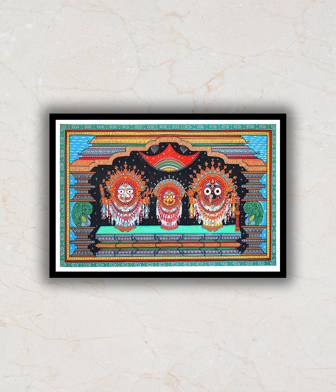 Jagannath Darbar Pattachitra Art Painting For Home Wall Art Decor