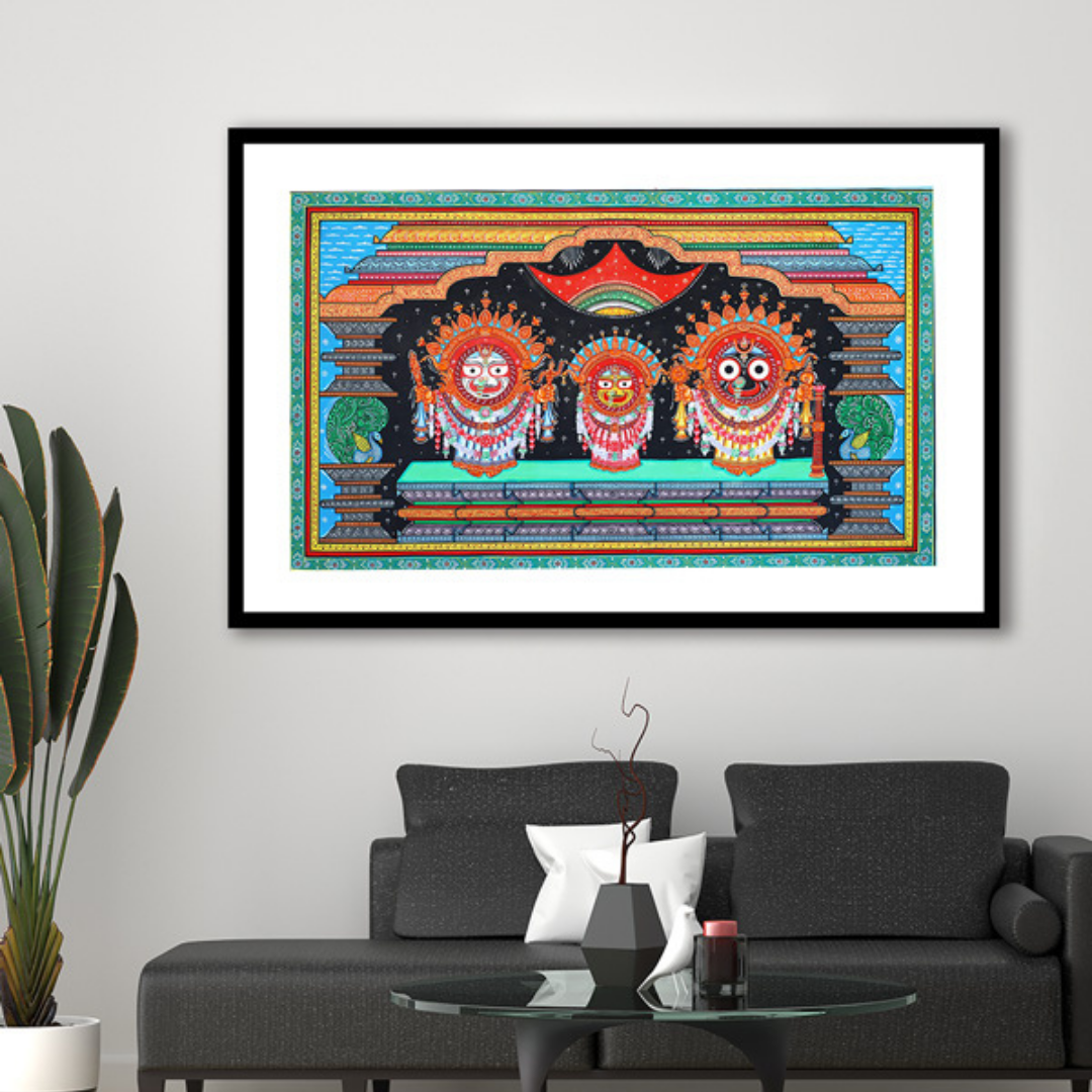 Jagannath Darbar Pattachitra Art Painting For Home Wall Art Decor