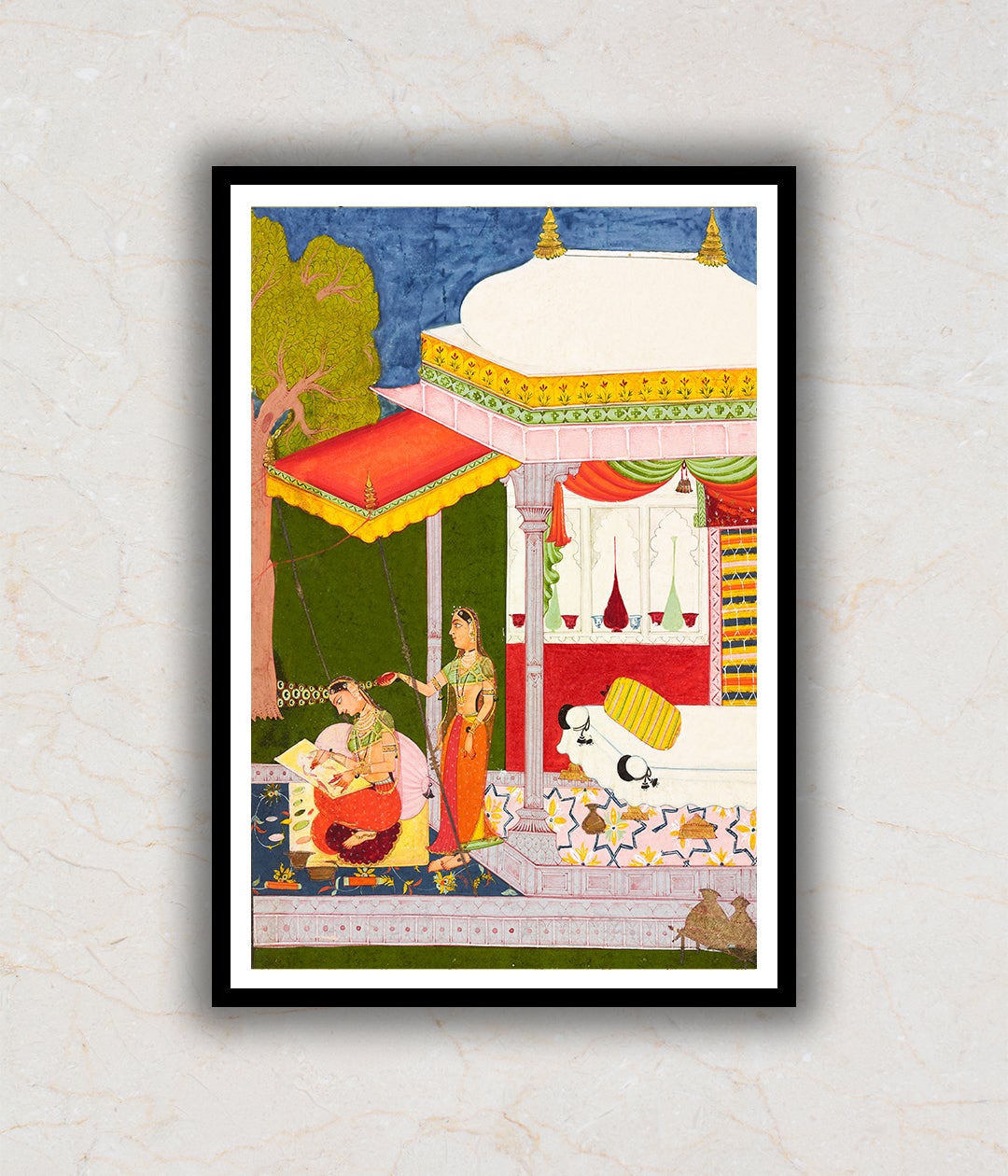 Dhanasri Ragini Artwork Painting For Home Wall Art DŽcor