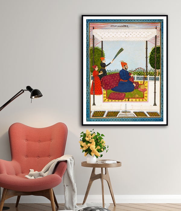 Diwan Nawal Singh, Prime Minister of Datia Artwork Painting For Home Wall Art DŽcor