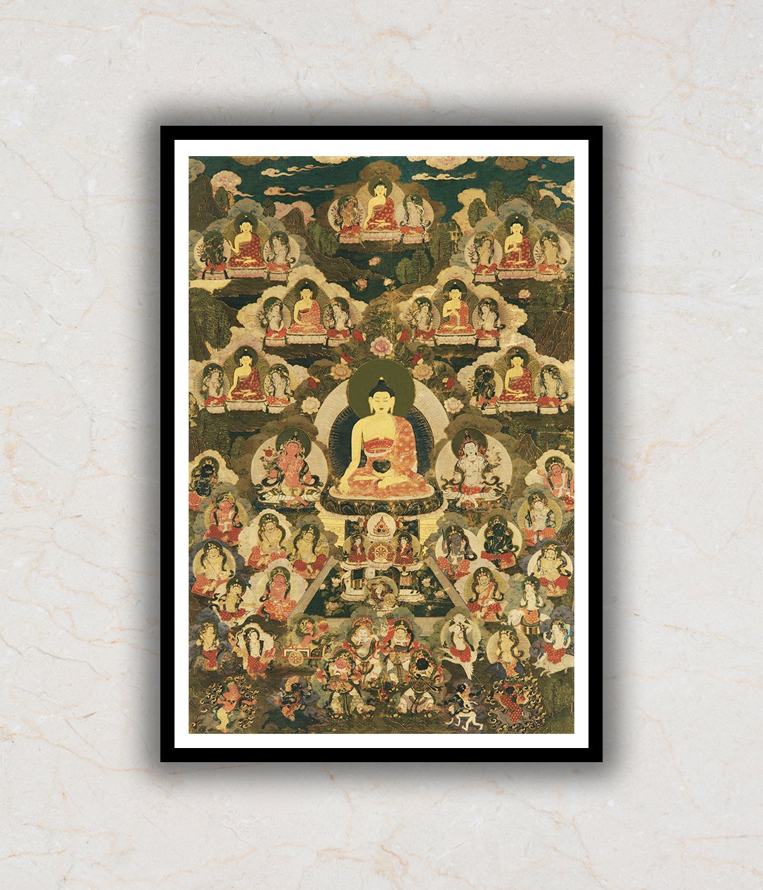 8 Medicine Buddha Painting