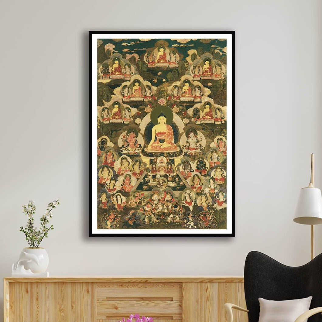 8 Medicine Buddha Painting