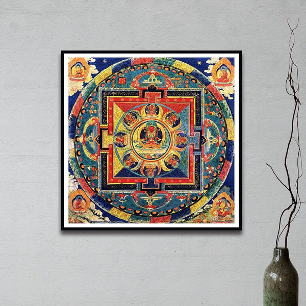 Amitayus Mandala Buddha Painting