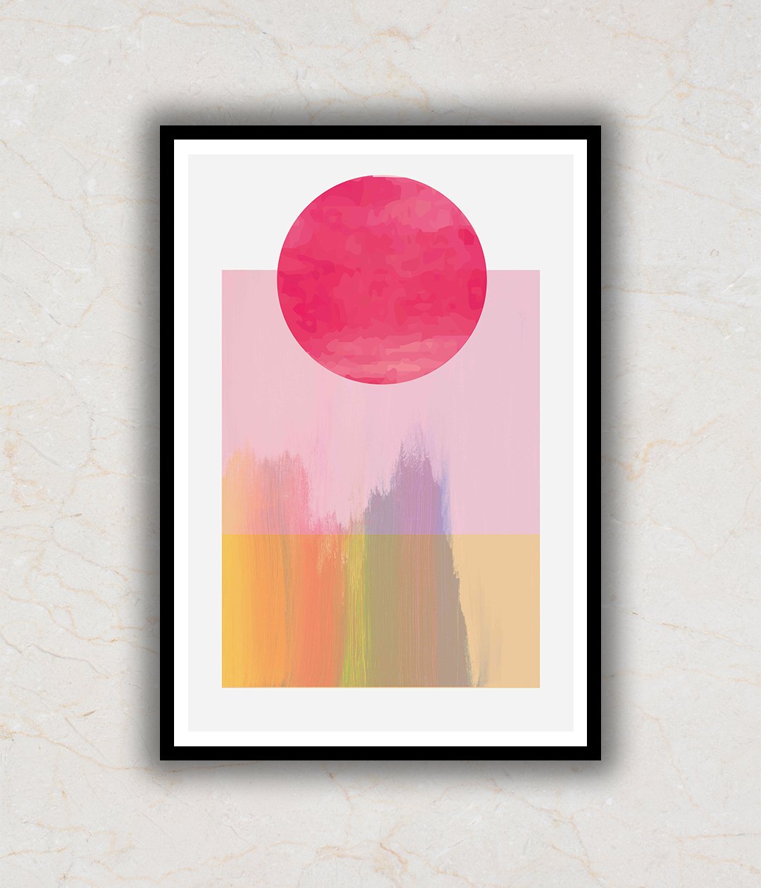 Sunrise Abstract Art