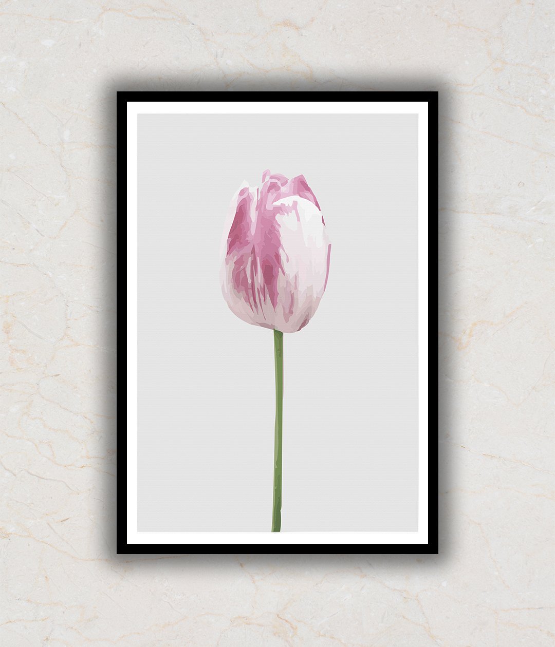 Lover's Tulip Abstract Painting