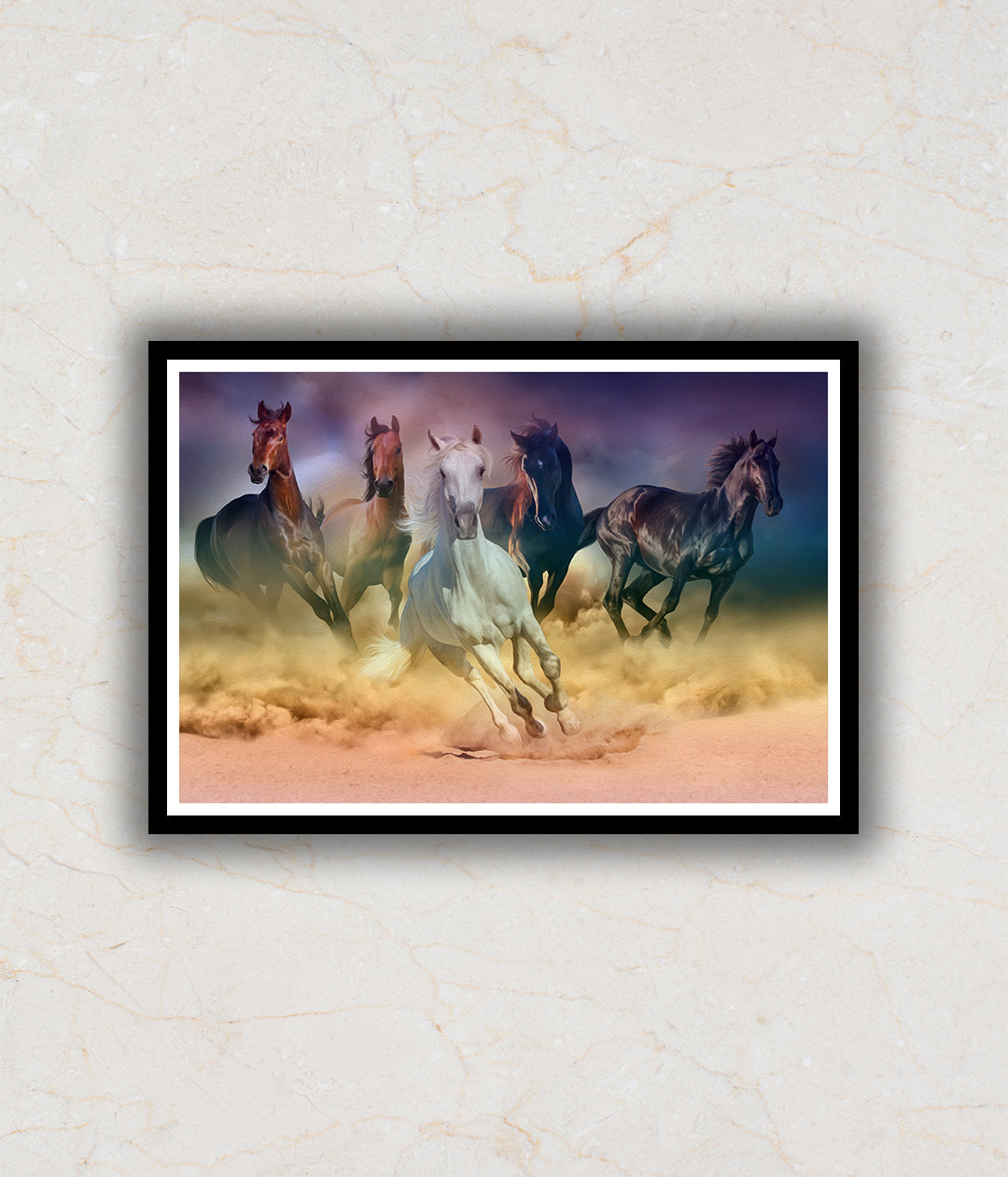 Running Horses Painting