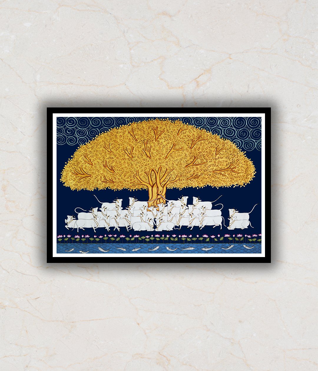 Tree of Life Pichwai Phad Artwork Painting For Home Wall Art Decor