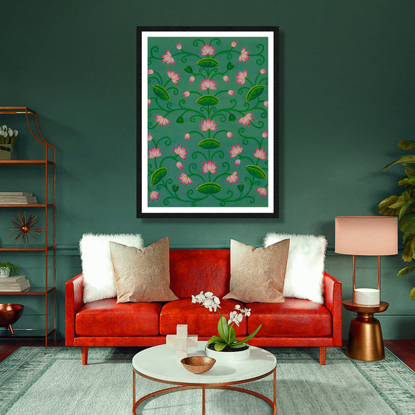 Garden of Love Pichwai Artwork Painting For Home Wall Decor