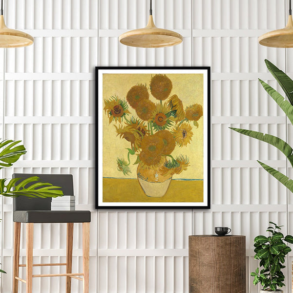 Sunflowers Artwork Painting For Home Wall Art DŽcor By Vincent Van Gogh