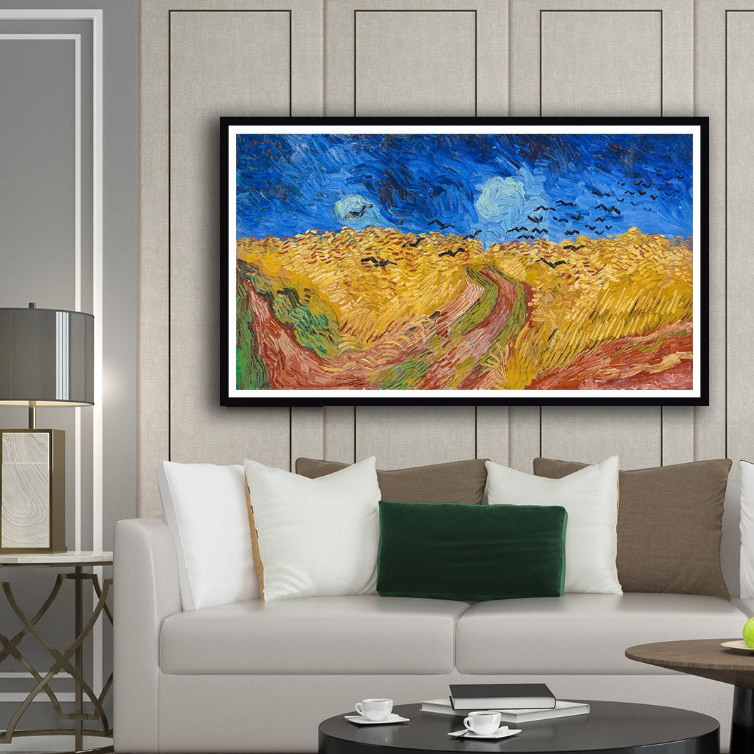 Wheatfield with Crows (1890) Artwork Painting For Home Wall Art DŽcor By Vincent Van Gogh