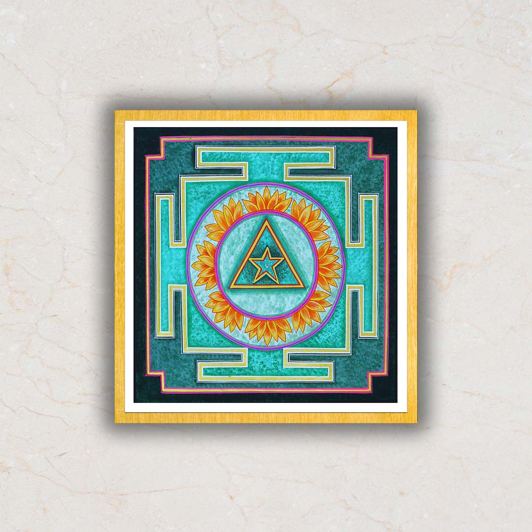 The Ganesha Yantra Artwork Painting For Home Wall DŽcor