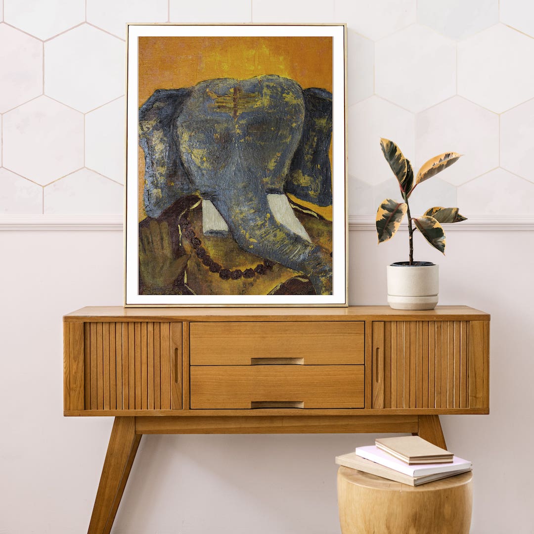 Ganesha Artwork Painting by Anurag Anand For Home Wall Art