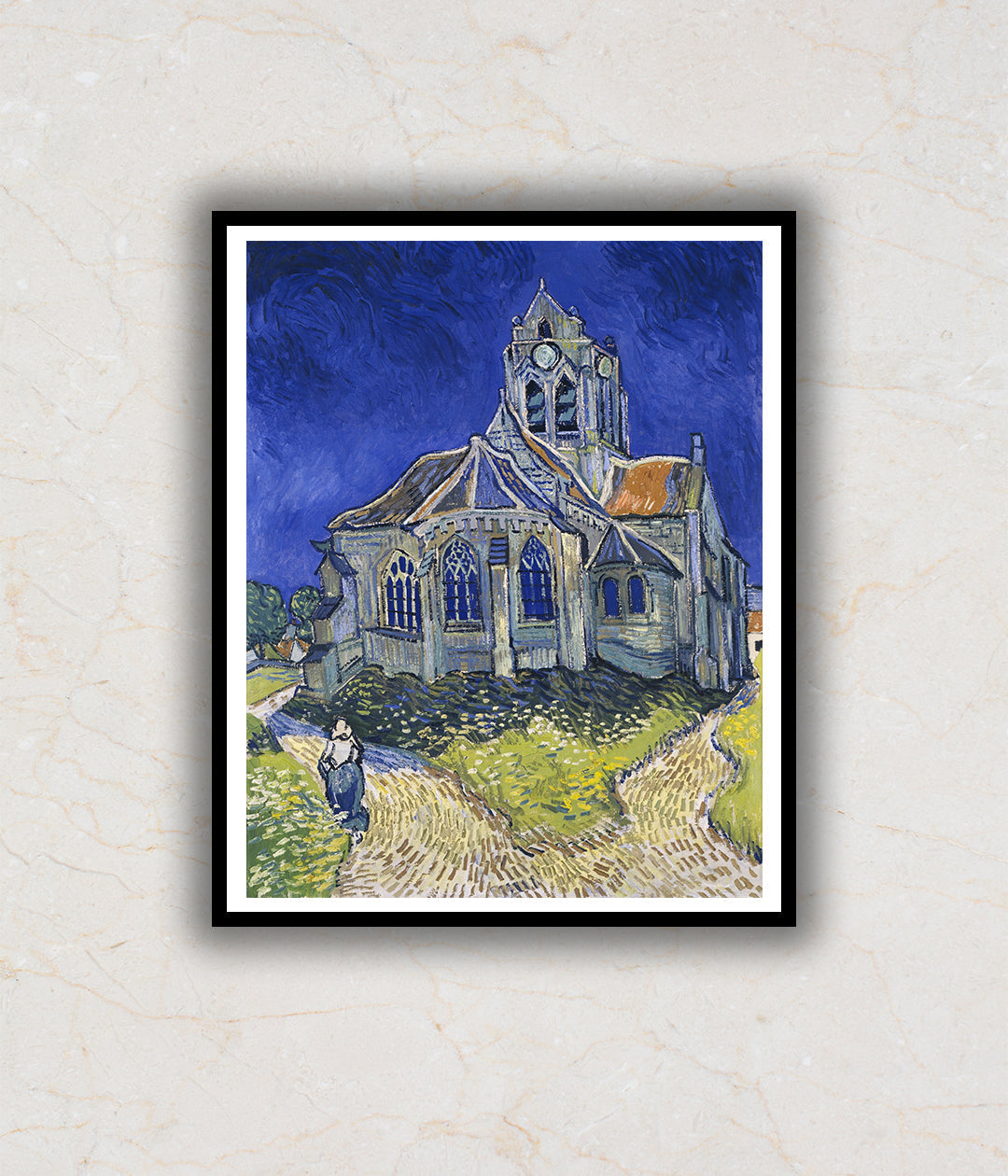 The Church at Auvers (1890) Artwork Painting For Home Wall Art DŽcor By Vincent Van Gogh