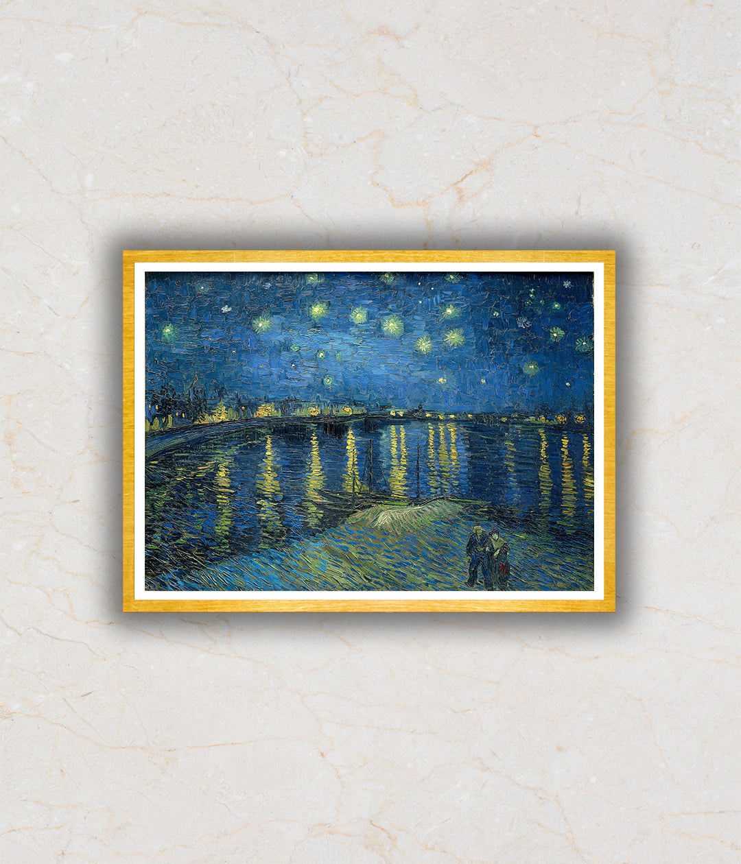 Starry Night Over the Rhone Artwork Painting For Home Wall Art DŽcor By Vincent Van Gogh