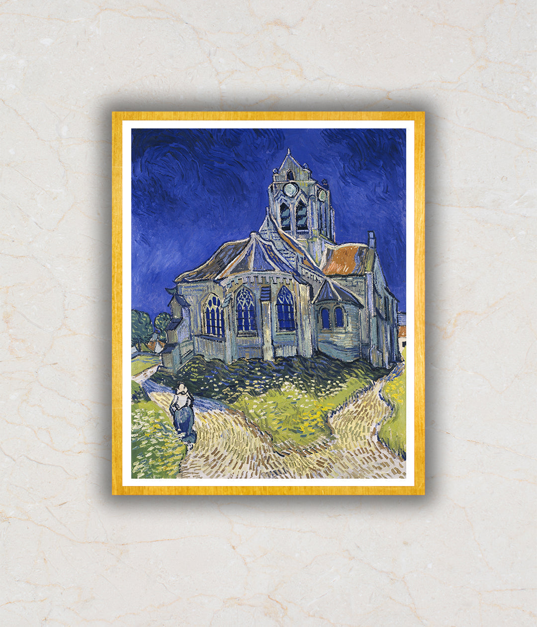 The Church at Auvers (1890) Artwork Painting For Home Wall Art DŽcor By Vincent Van Gogh