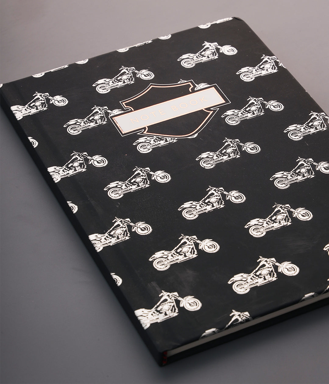 Miles To Go Hardbound Notebook Journal Diary with Silver Foil & Copper Foil Accents