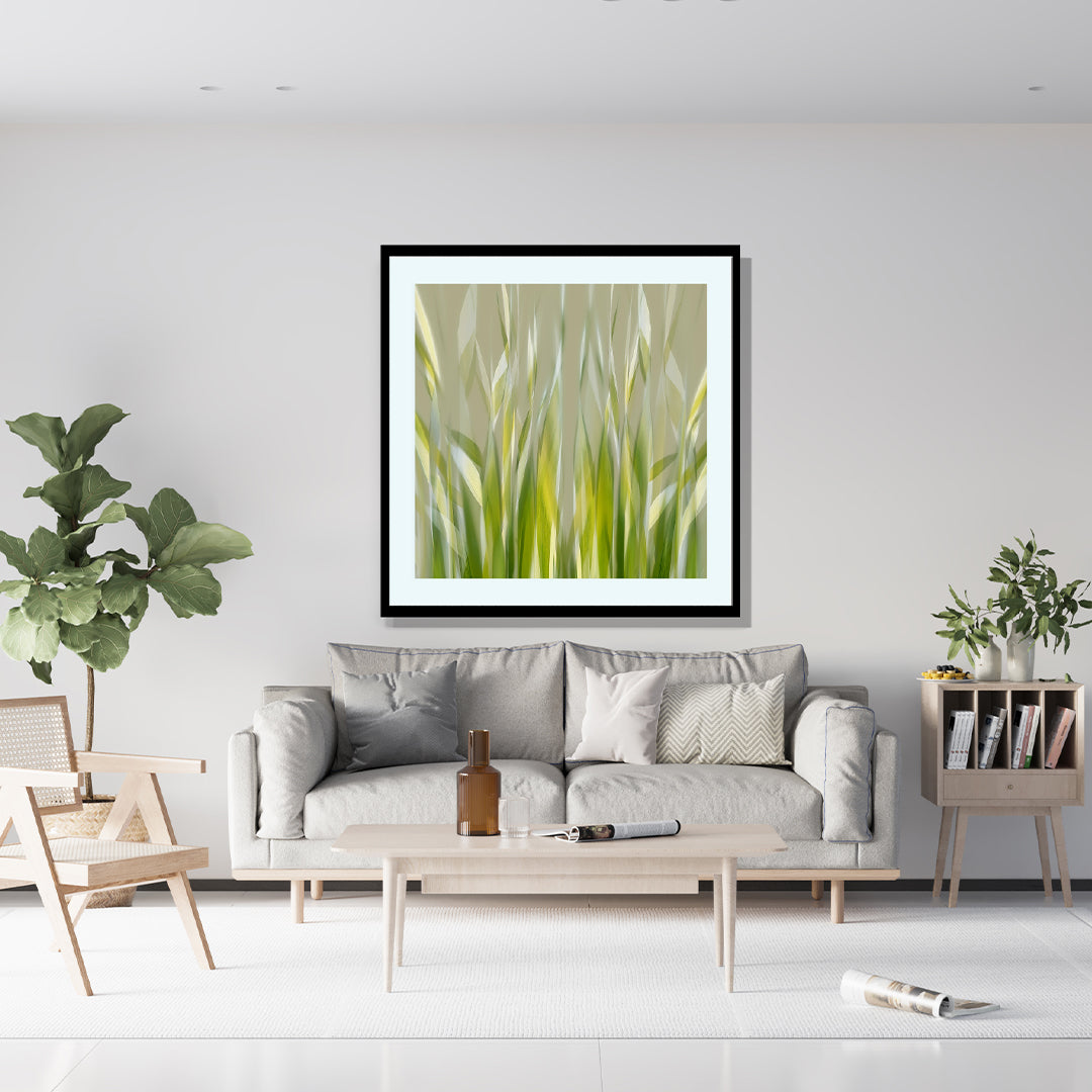 Ribbons of Grass Artwork Painting By Nel Telson