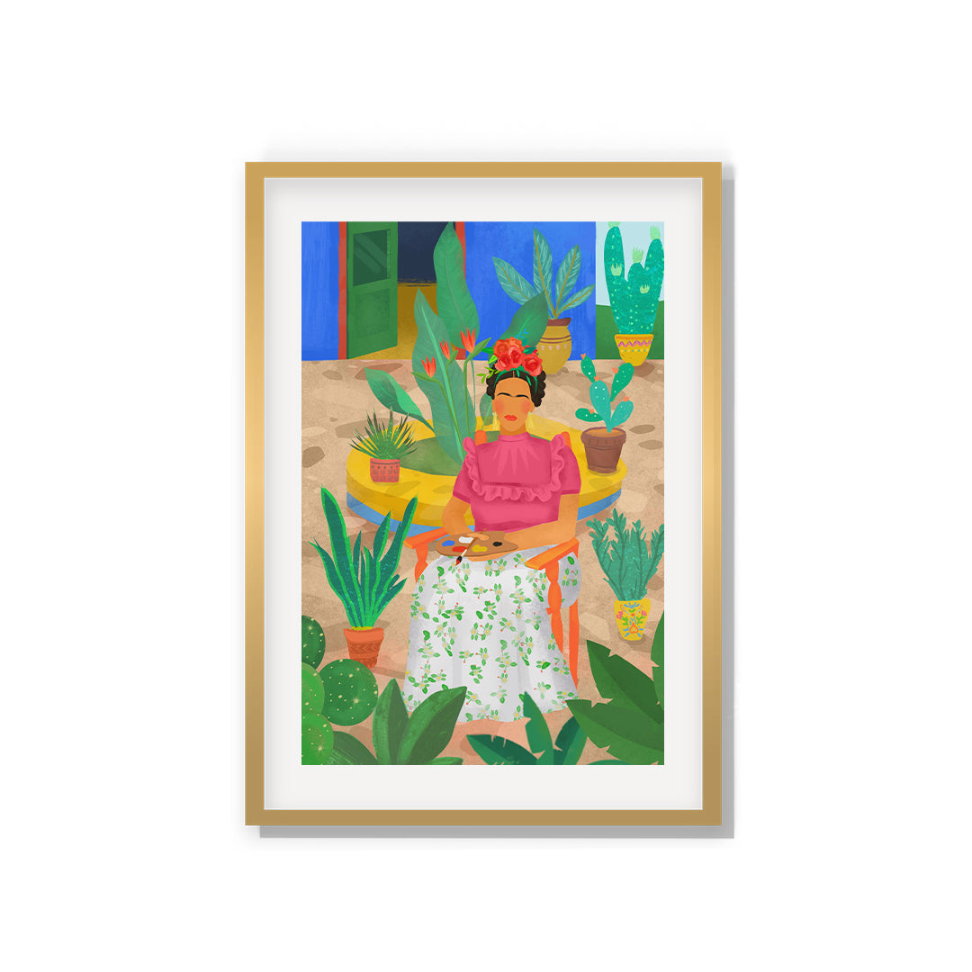 Frida Petra Lidze Painting Artwork For Home Wall Decor