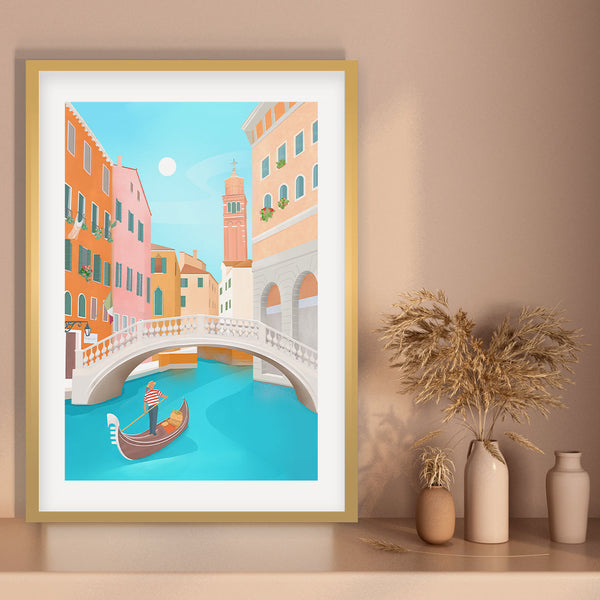 Venice Petra Lidze Painting Artwork For Home Wall Dacor