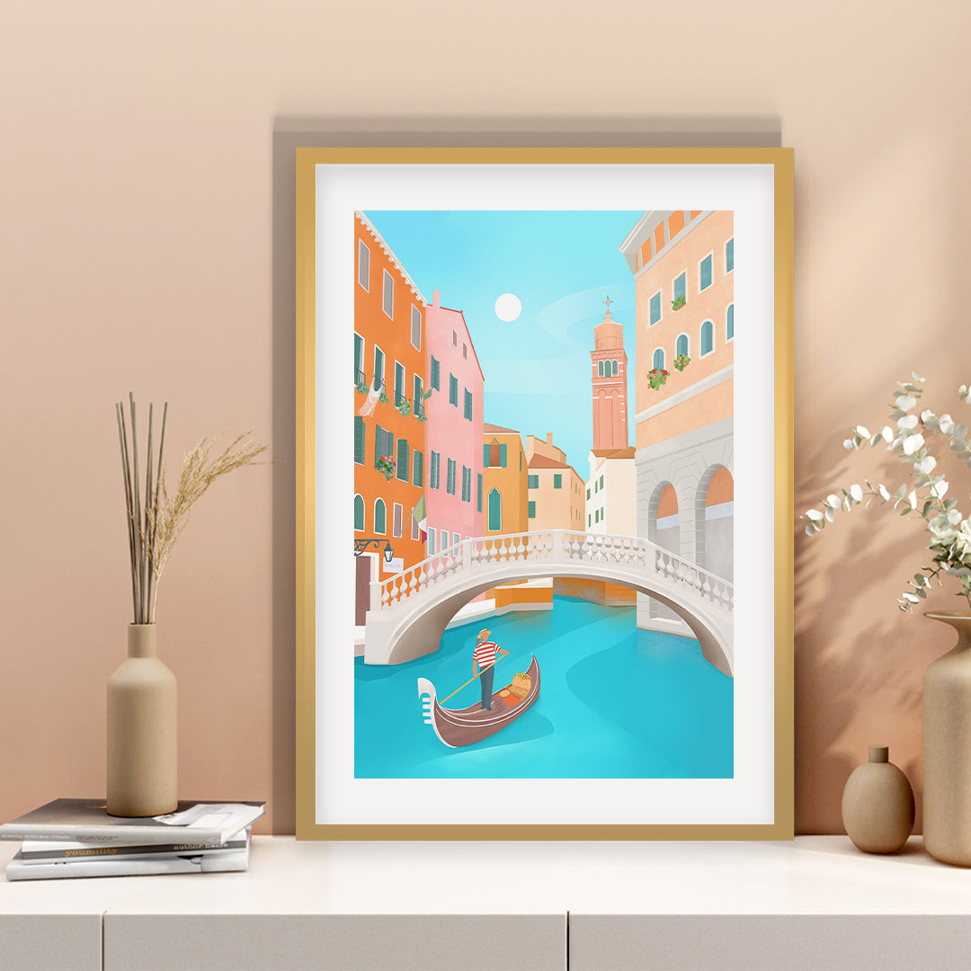 Venice Petra Lidze Painting Artwork For Home Wall Decor