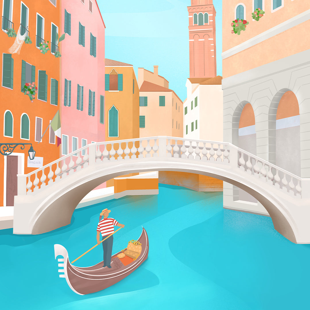 Venice Petra Lidze Painting Artwork For Home Wall Decor