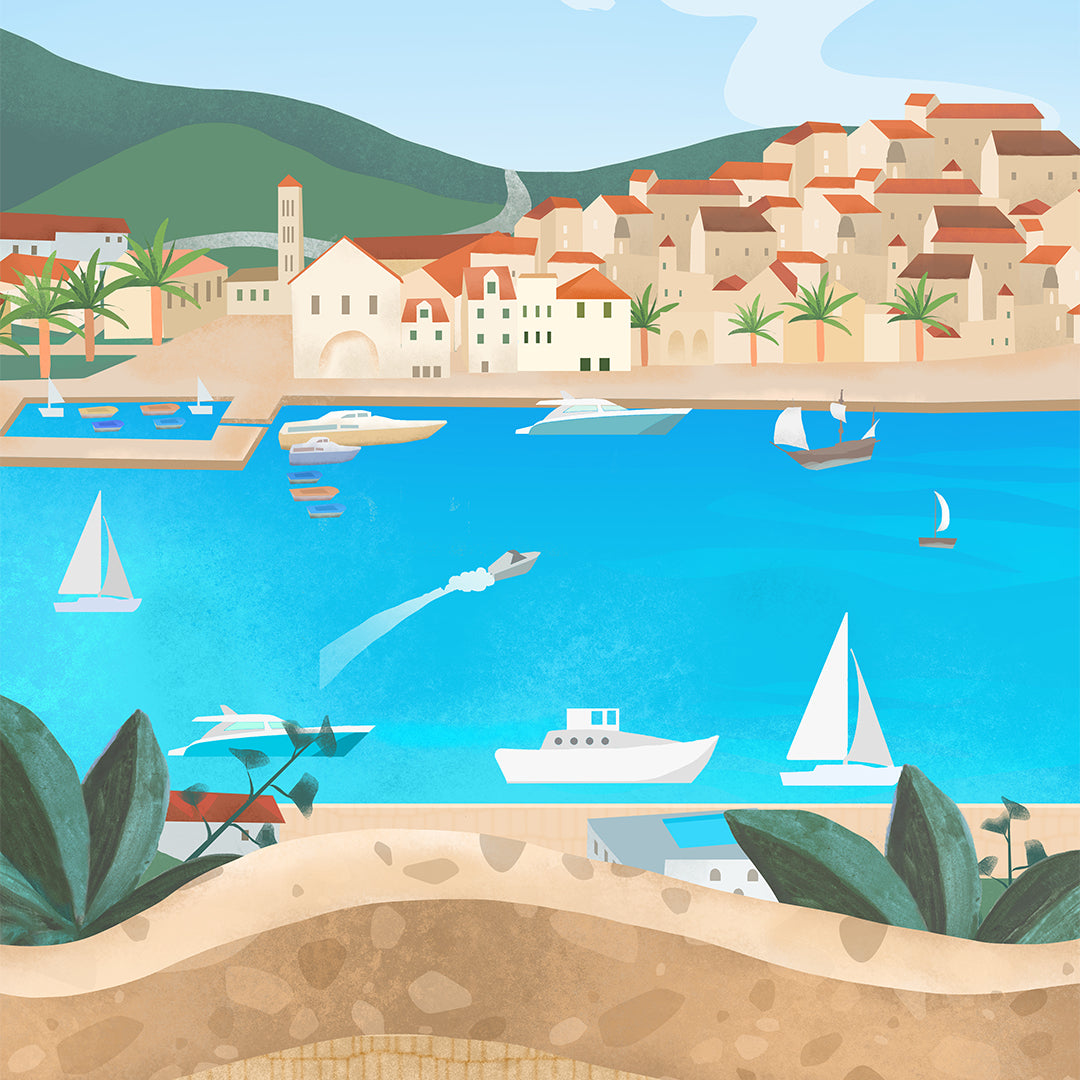 Hvar Petra Lidze Painting Artwork For Home Wall Decor