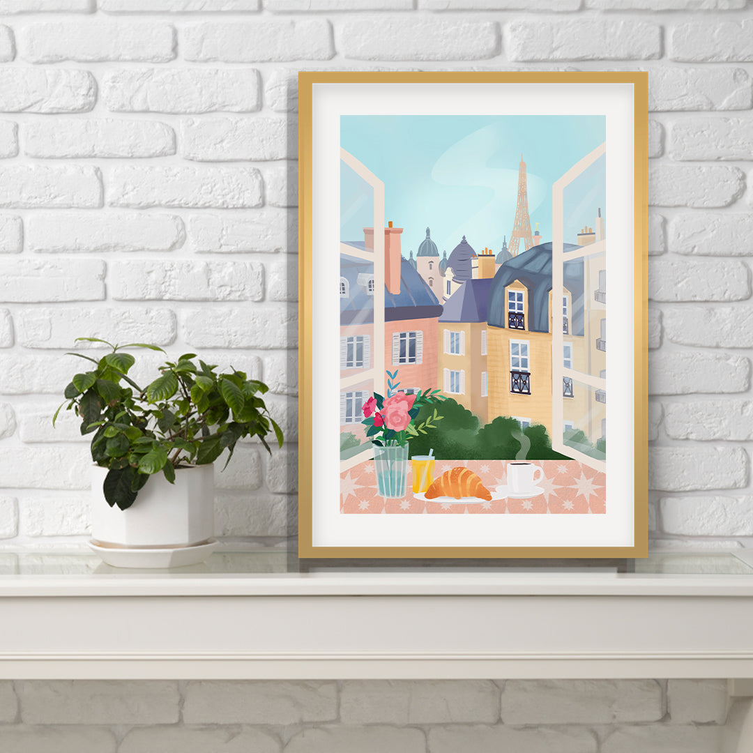 Paris Petra Lidze Painting Artwork For Home Wall Decor