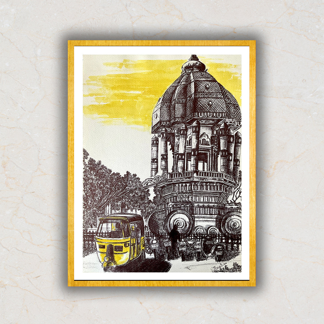 Valluvar Kottam Chennai Painting Artwork For Home Wall Decor