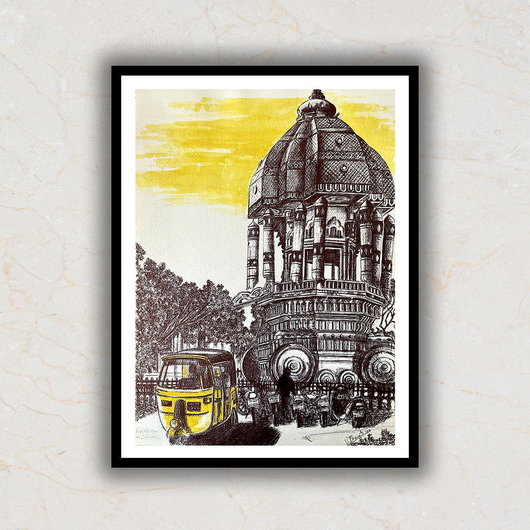 Valluvar Kottam Chennai Painting Artwork For Home Wall Decor